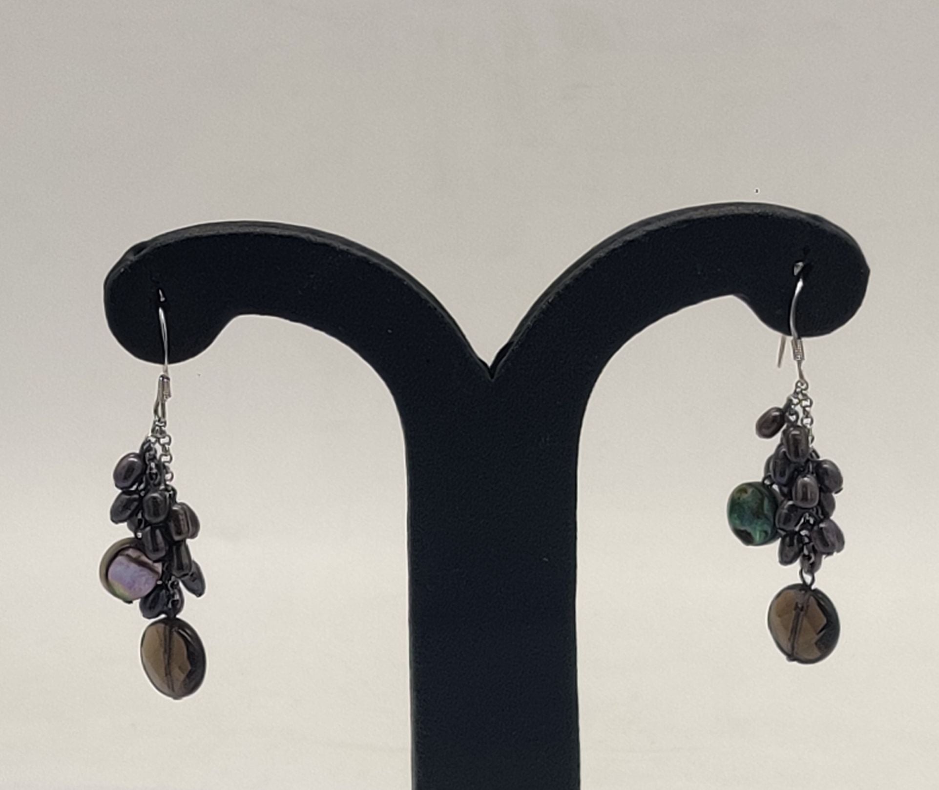 JAGDAMBA PEARLS SILVER HANGINGS ER50134