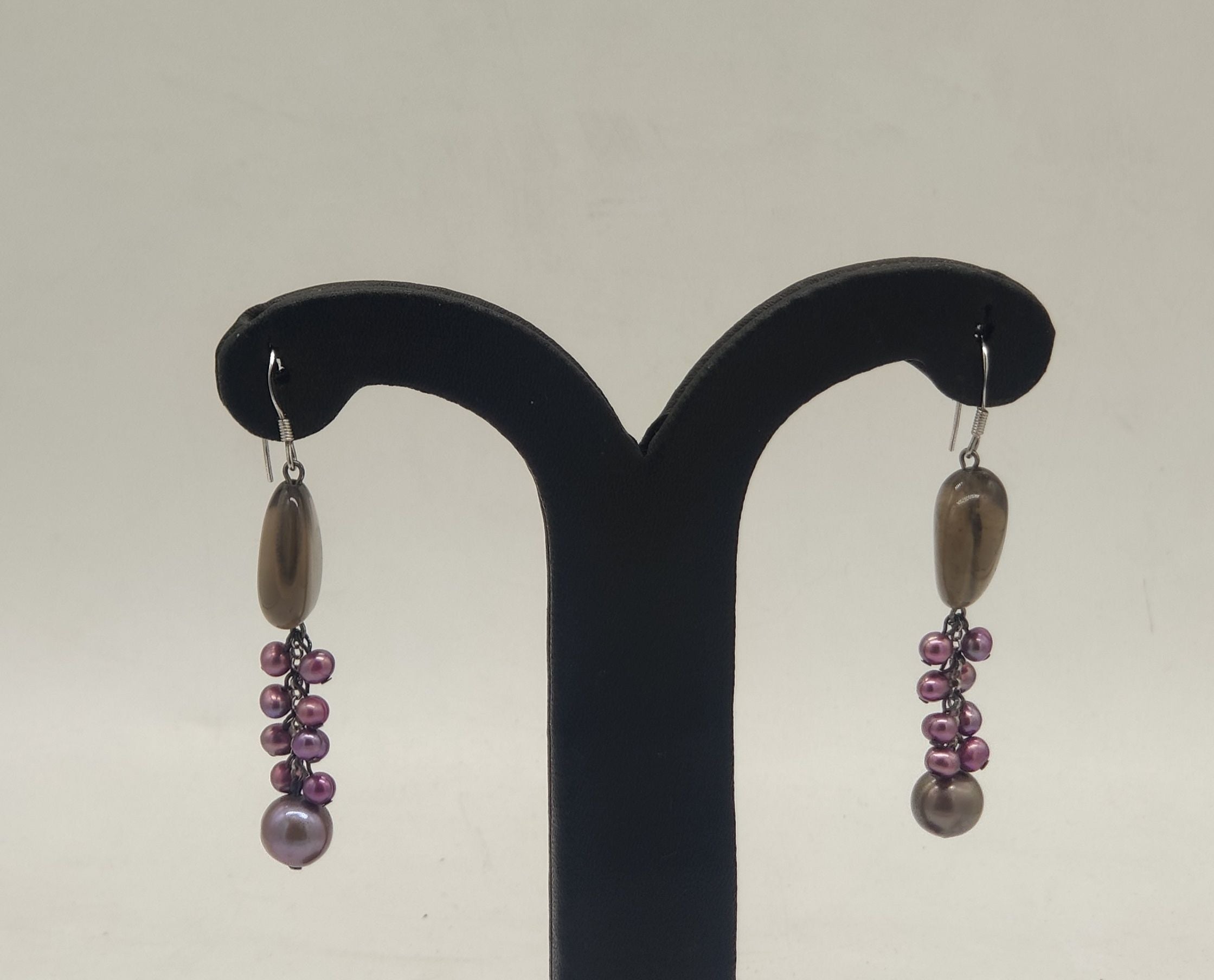 JAGDAMBA PEARLS SILVER HANGINGS ER50129