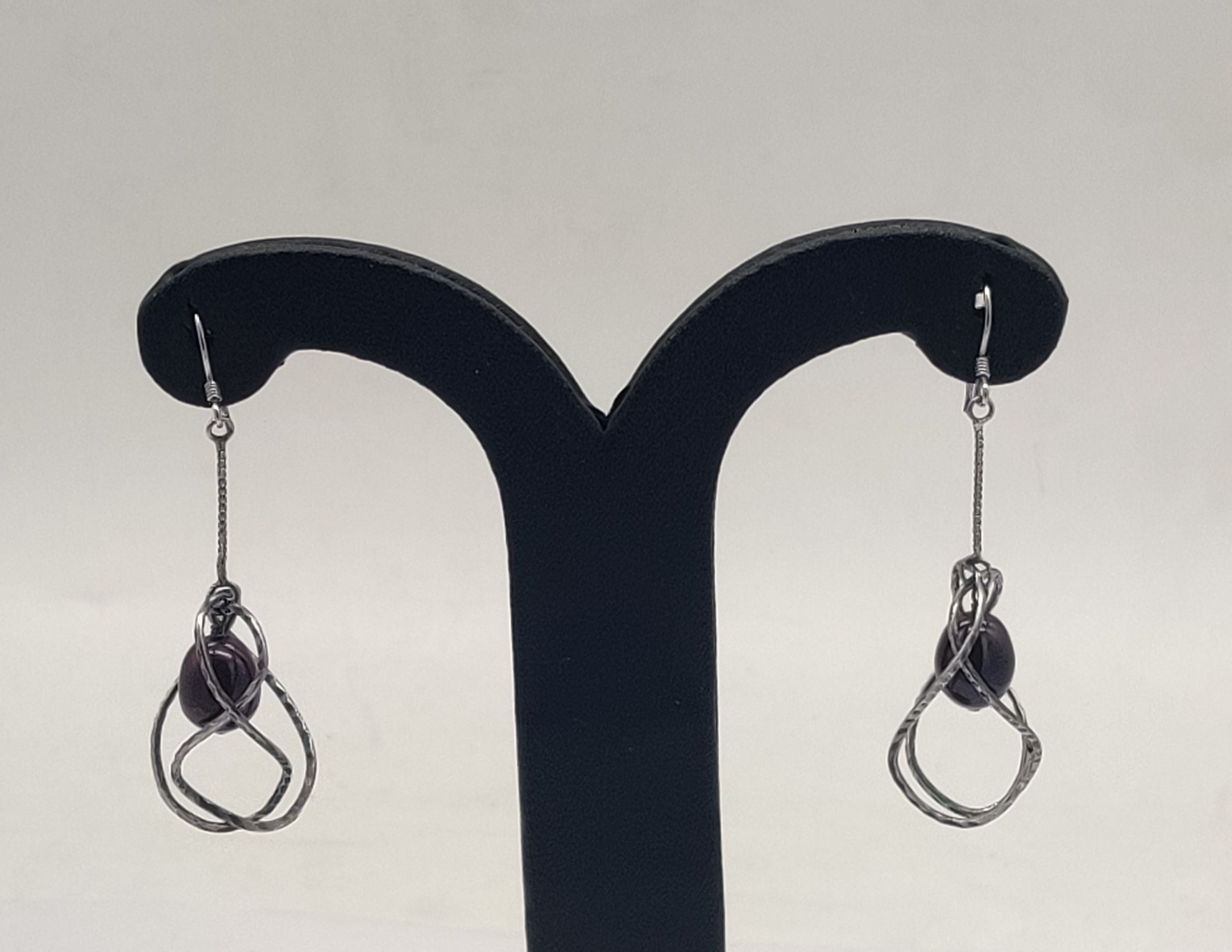 JAGDAMBA PEARLS SILVER HANGINGS ER50128