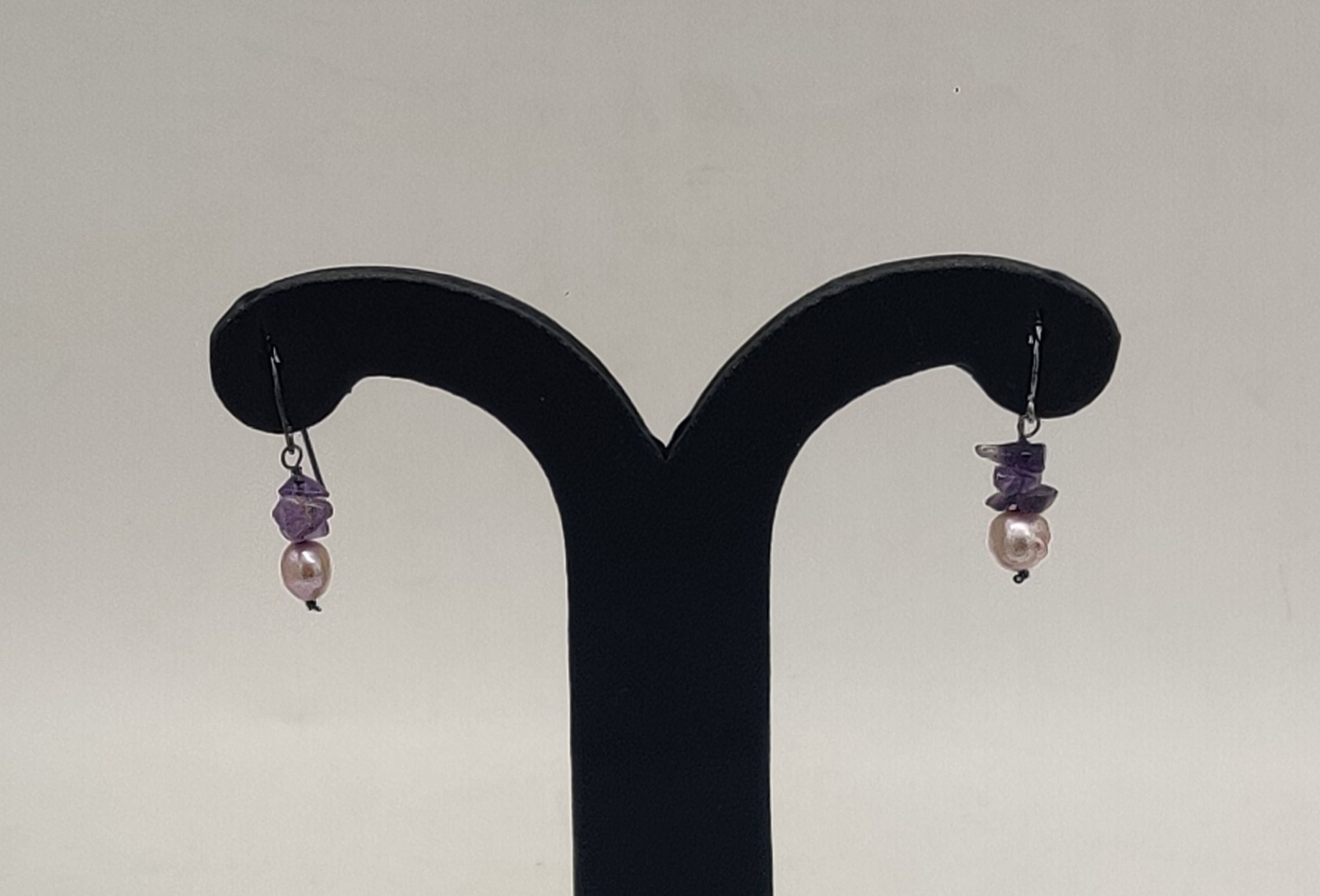 JAGDAMBA PEARLS SILVER HANGINGS ER50119