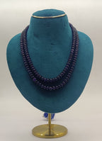 Midnight Cascade Layered Bead Necklace