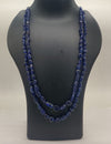Ocean Depths Layered Blue Bead Necklace