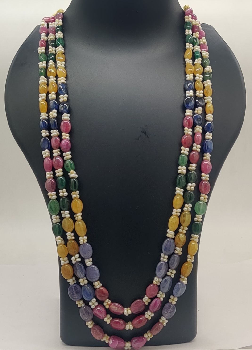 Festive Spectrum � Multicolor Mala Style Necklace