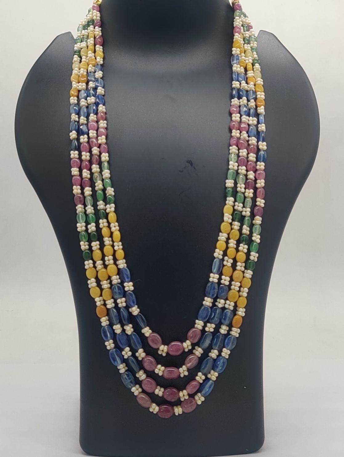 Festival Bloom Multi-Color Gemstone Necklace