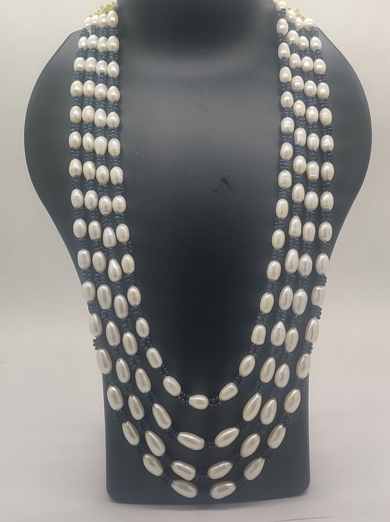 Timeless Harmony Multi-Strand Pearl Necklace