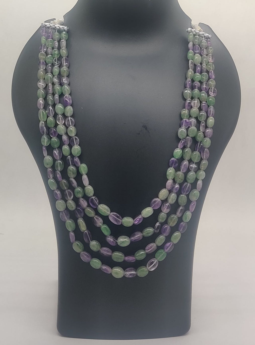 Enchanted Forest Gem Bead Necklace