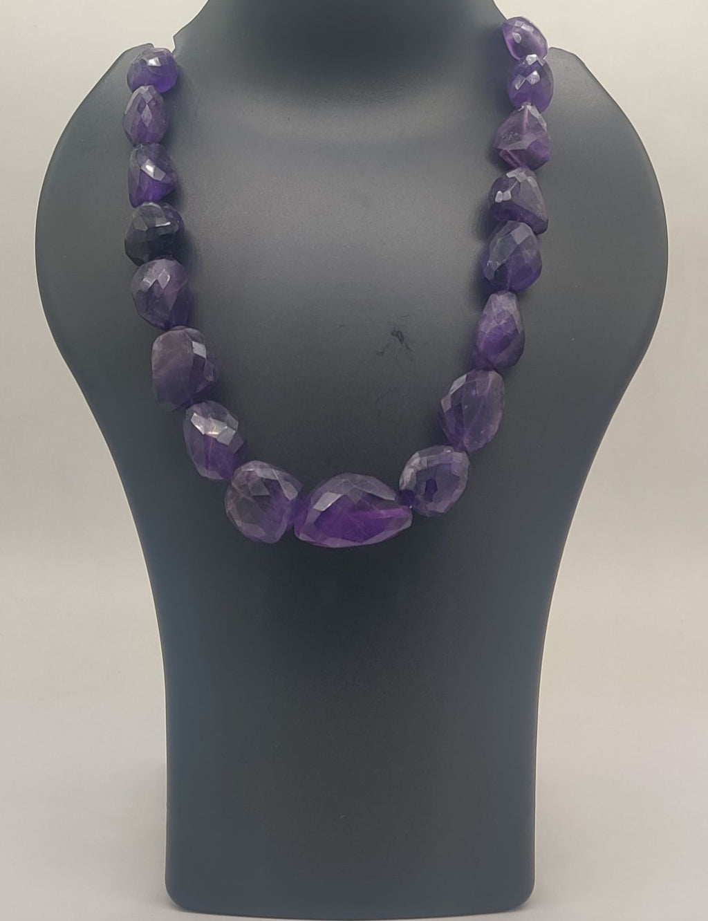 Amethyst Majesty Statement Bead Necklace