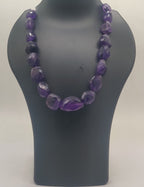 Amethyst Majesty Statement Bead Necklace