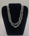Moonlit Dew Double-Strand Oval Bead Necklace