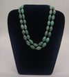 Regal Green Faceted Gemstone Necklace
