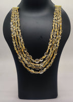 Sunlit Citrine Cascade Necklace