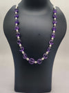 Amethyst & Pearl Elegance Necklace