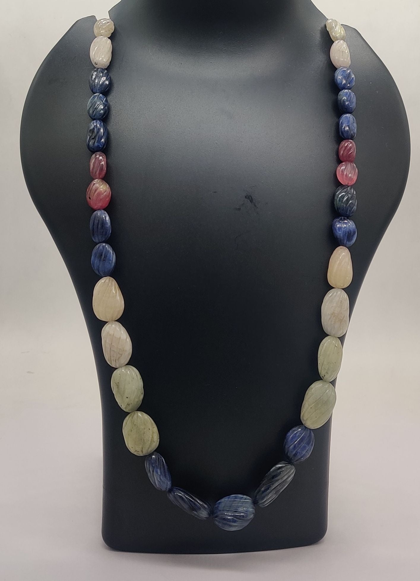 Rainbow Aura Multi-Gemstone Statement Necklace