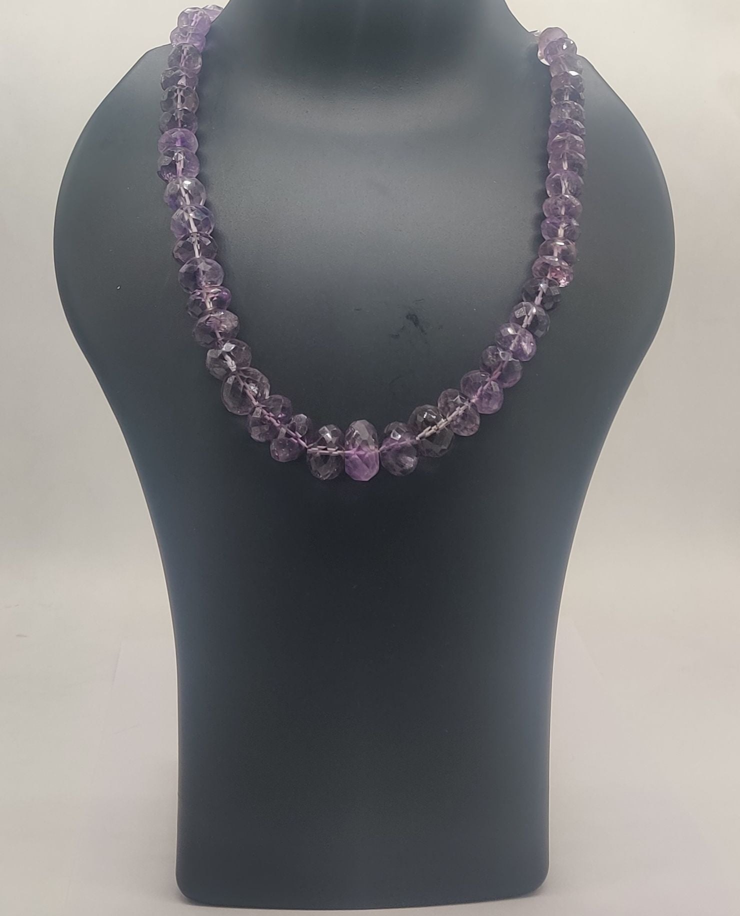 Amethyst Glow Faceted Necklace