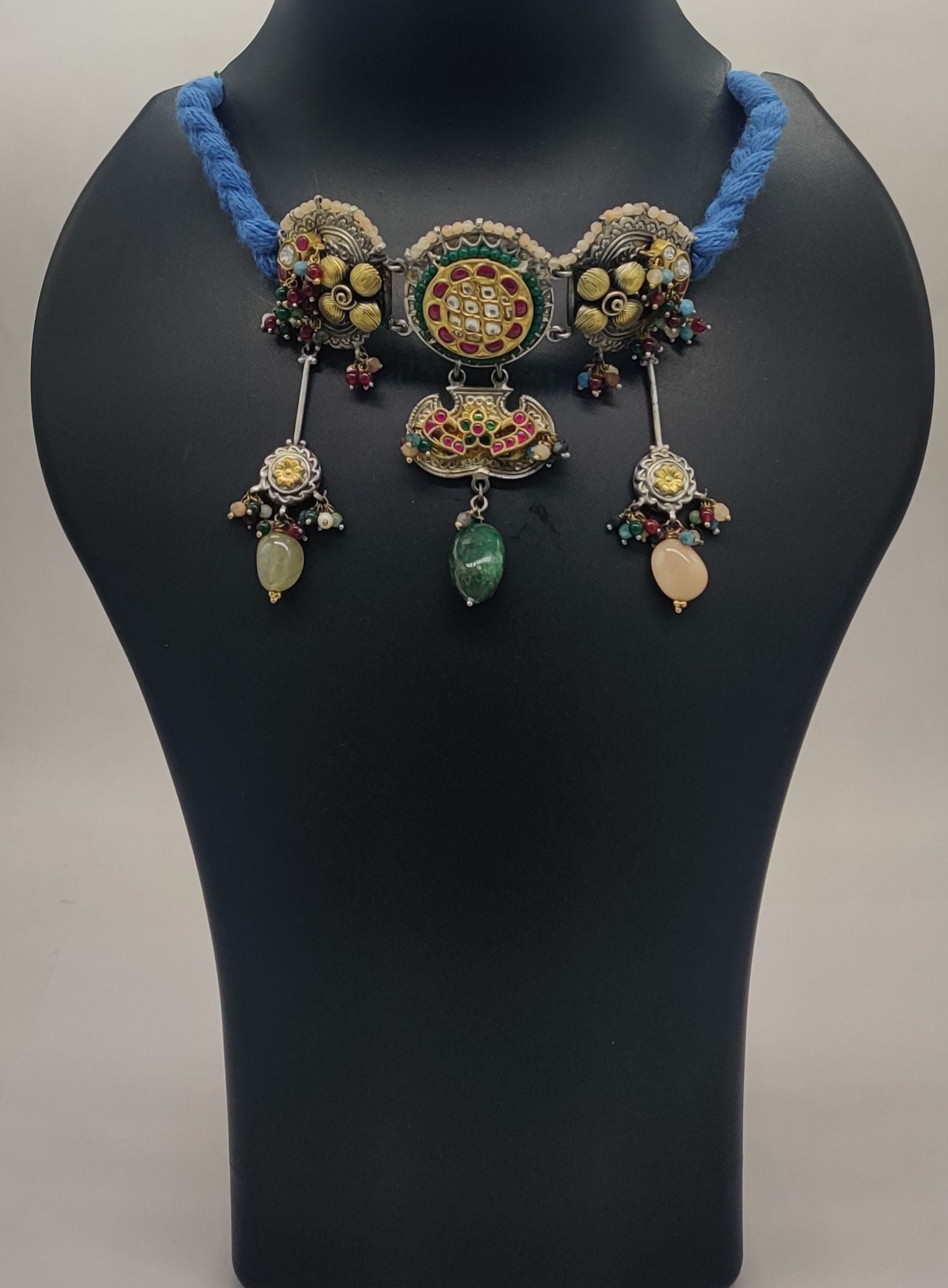 Meenakari Harmony Pendant Necklace