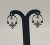 Shwet Sitara Leaf Hoops