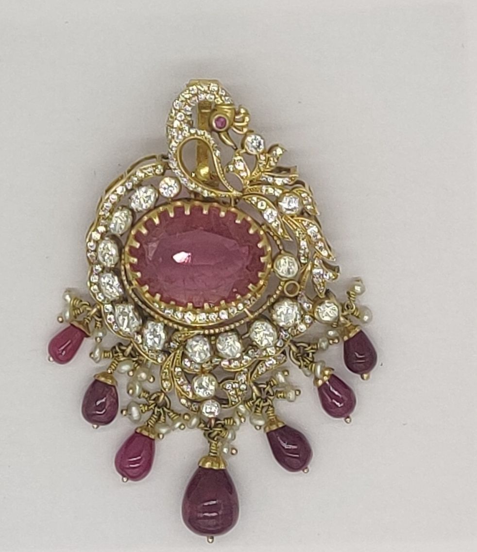 JAGDAMBA GOLD PENDENT JGP20114