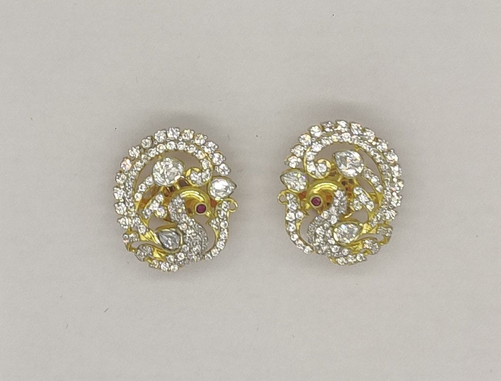 JAGDAMBA Regal Peacock Studs JGP20102
