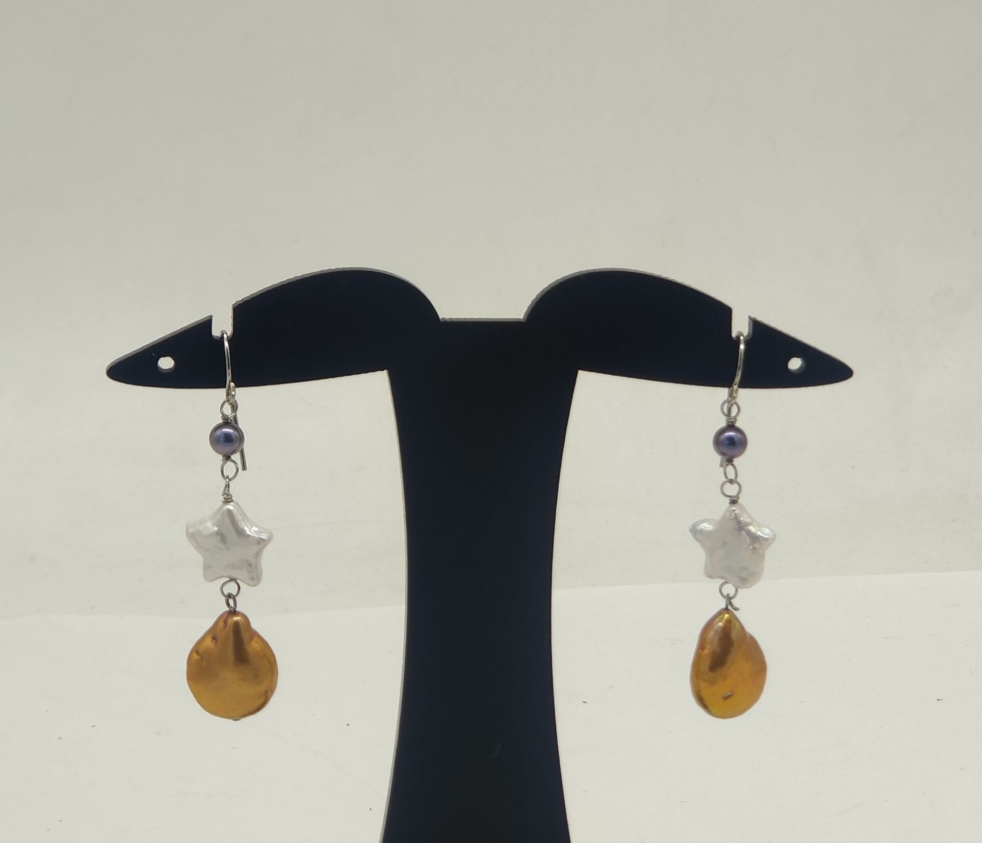 JAGDAMBA PEARLS SILVER HANGINGS ER50111