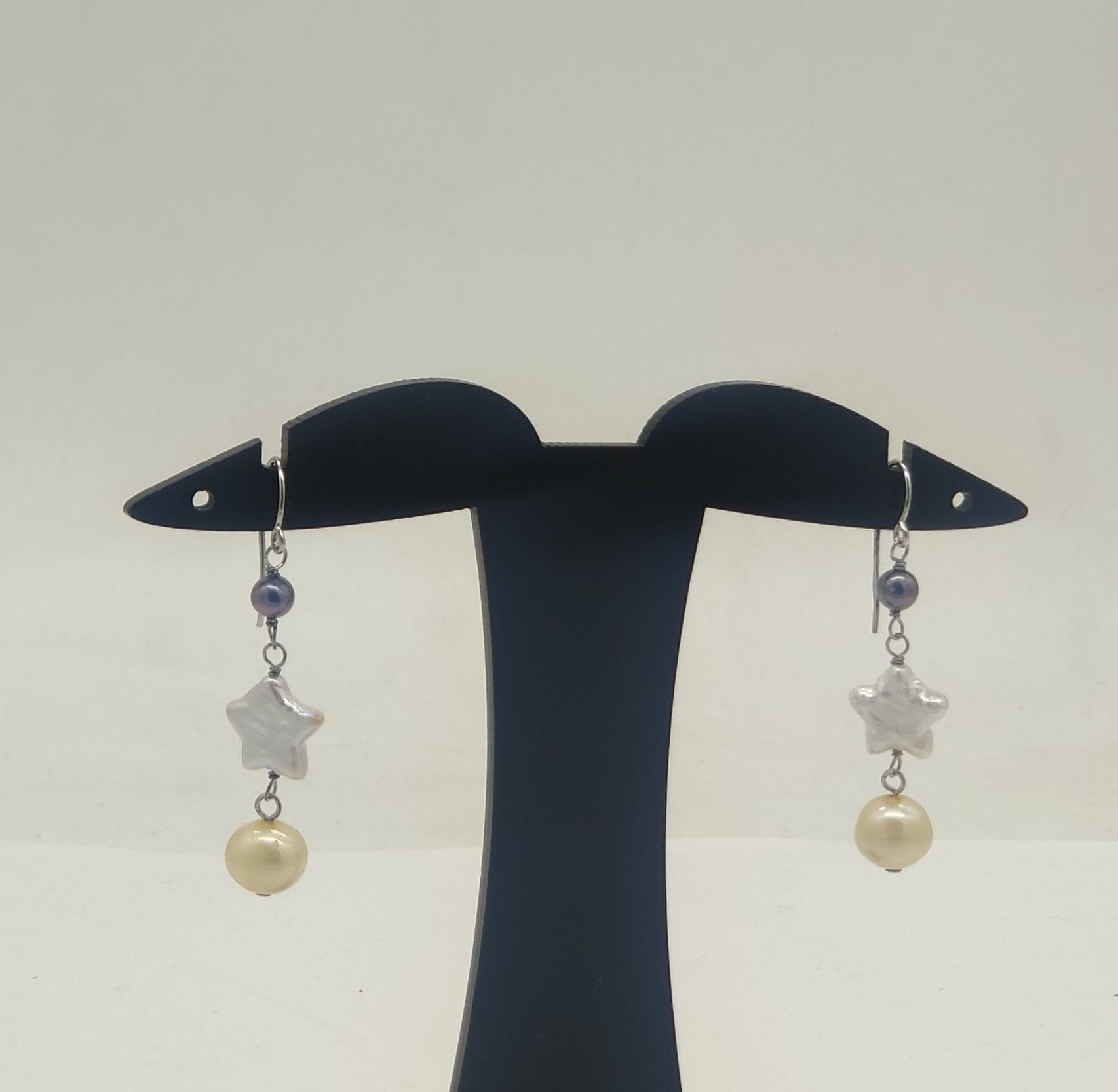 JAGDAMBA PEARLS SILVER HANGINGS ER50110