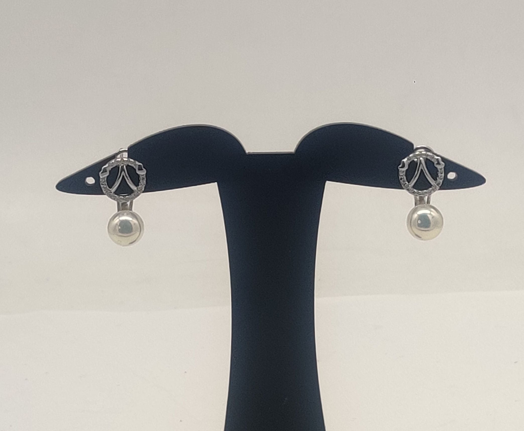 JAGDAMBA PEARLS SILVER HANGINGS ER50107