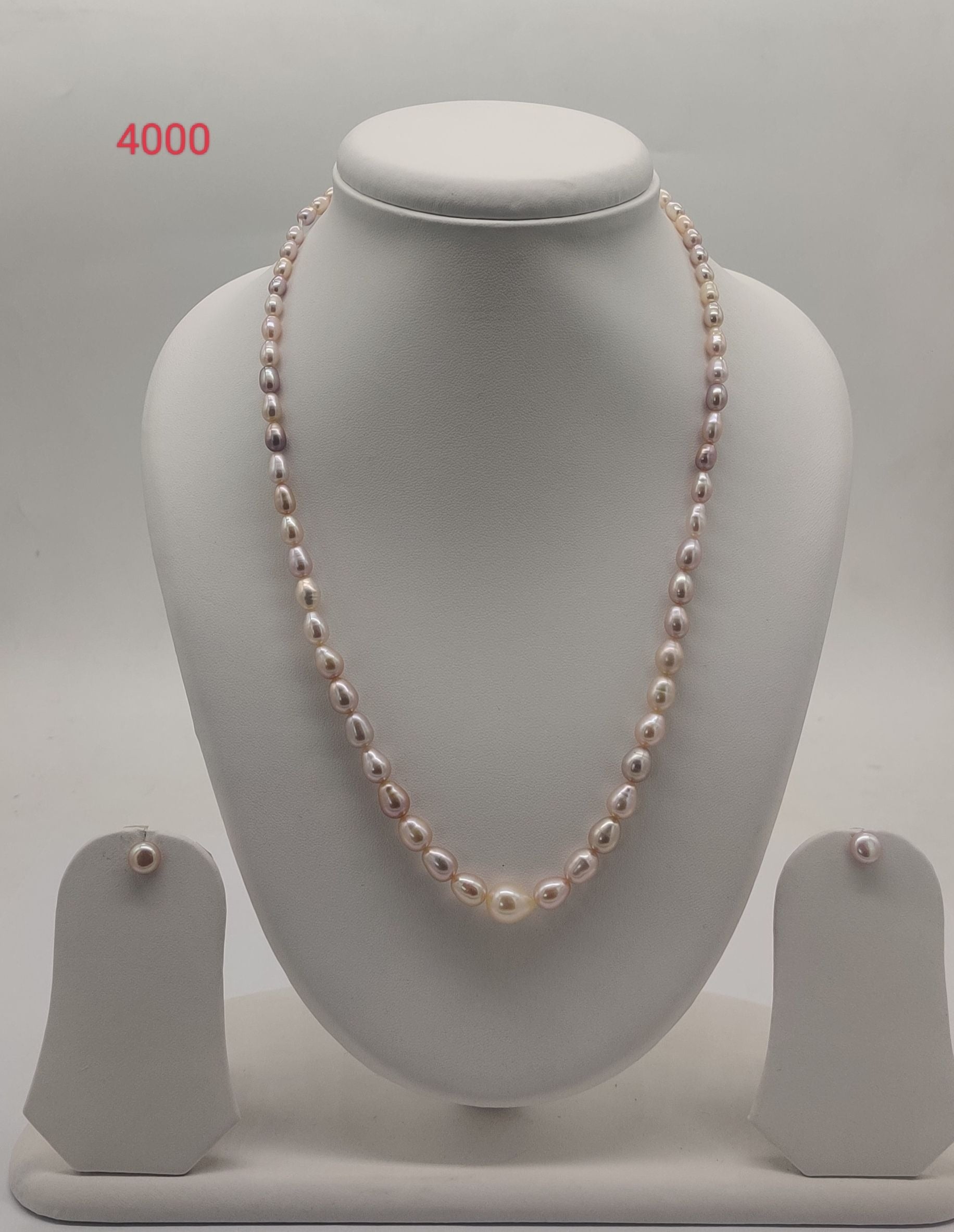 Long-Strand Graduated Freshwater Pearl Necklace & Earrings