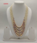 Layered Multi-Hued Freshwater Pearl Necklace Set