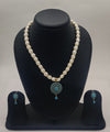 Turquoise Radiance Pearl Necklace Set