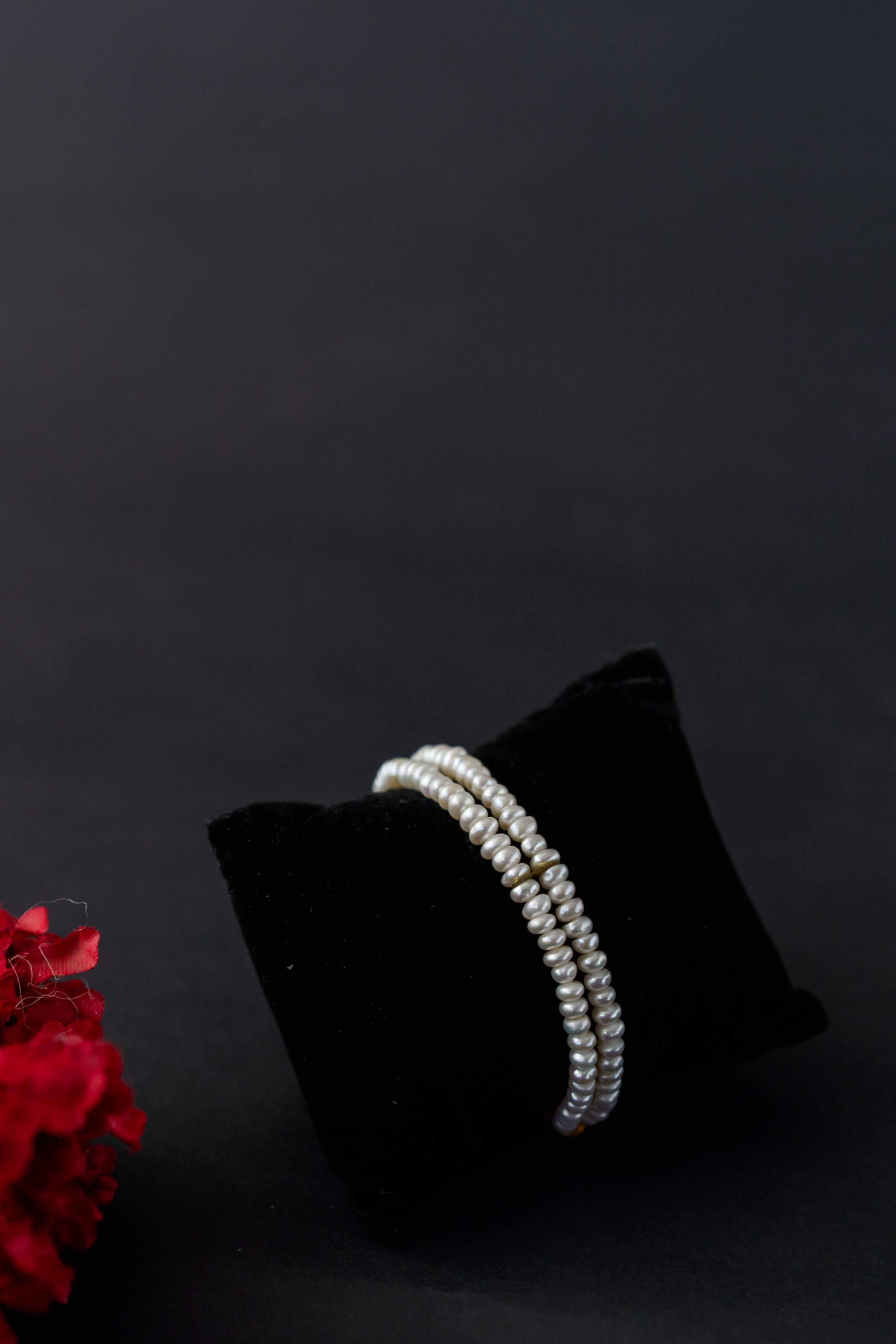 Classic Twin Strand Pearl Bracelet