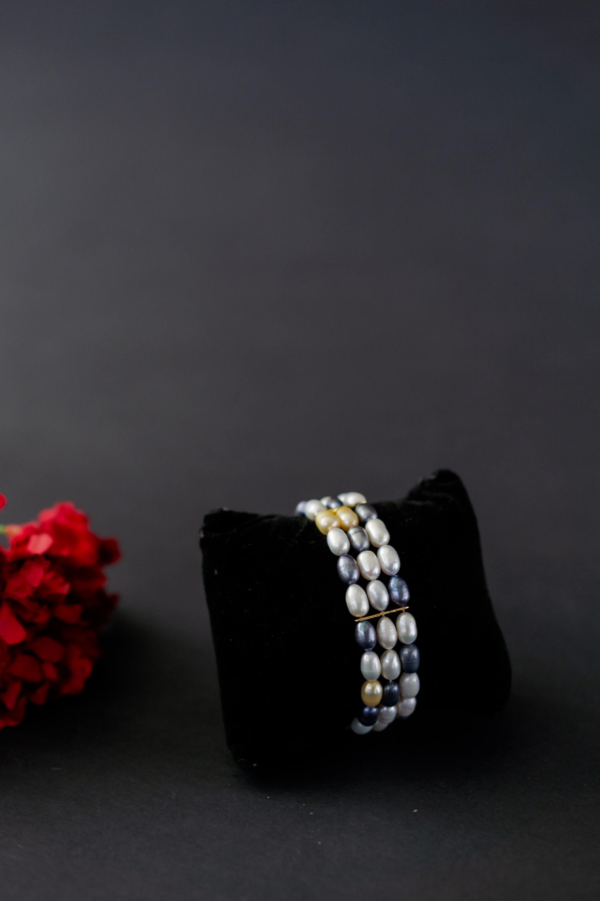 Selene Multi-Strand Pearl Bracelet