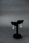 Silver Blossom Pearl Earrings