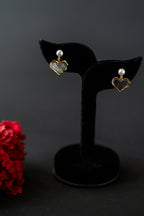 Amour Pearl Heart Earrings