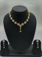 Floral Drop Necklace Set