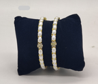 Pearl Cluster Sparkle Bangles