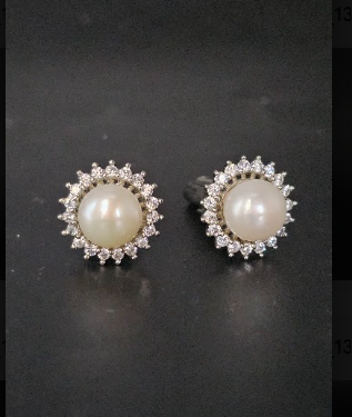 Sunburst Pearl Cufflinks
