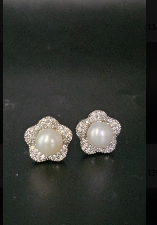Pearl Blossom Cufflinks