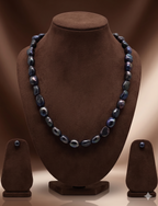 Single-Strand Freshwater Pearl Necklace & Earrings Set