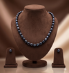 Single-Strand Freshwater Pearl Necklace & Earrings Set