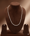 Single-Strand Freshwater Rice Pearl Necklace Set