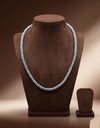 Sky Glow Freshwater Pearl Single Line Mala
