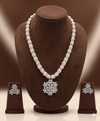 Snowflake Sparkle Freshwater Pearls Pendant Set