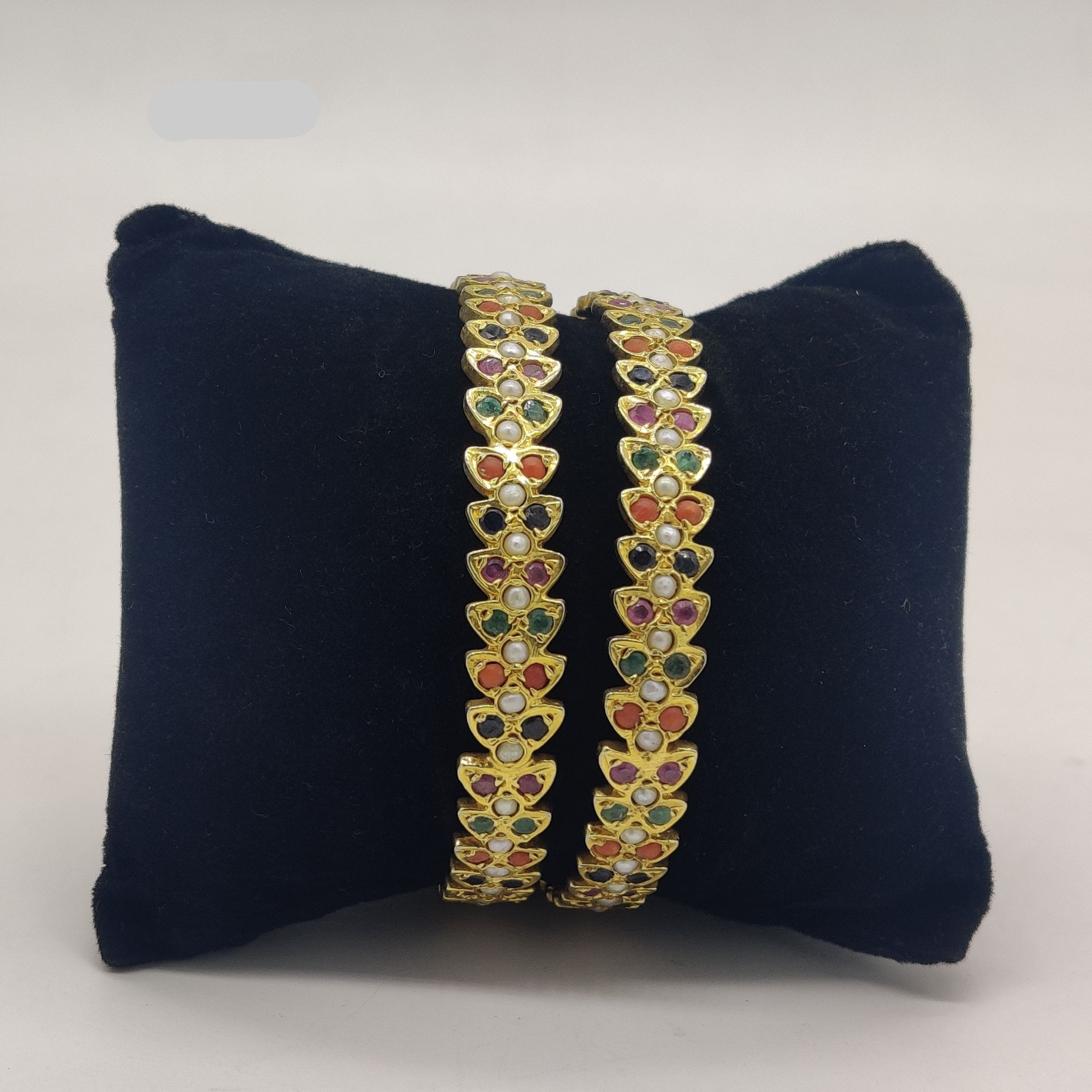 Teardrop Multicolor Royal Bangles