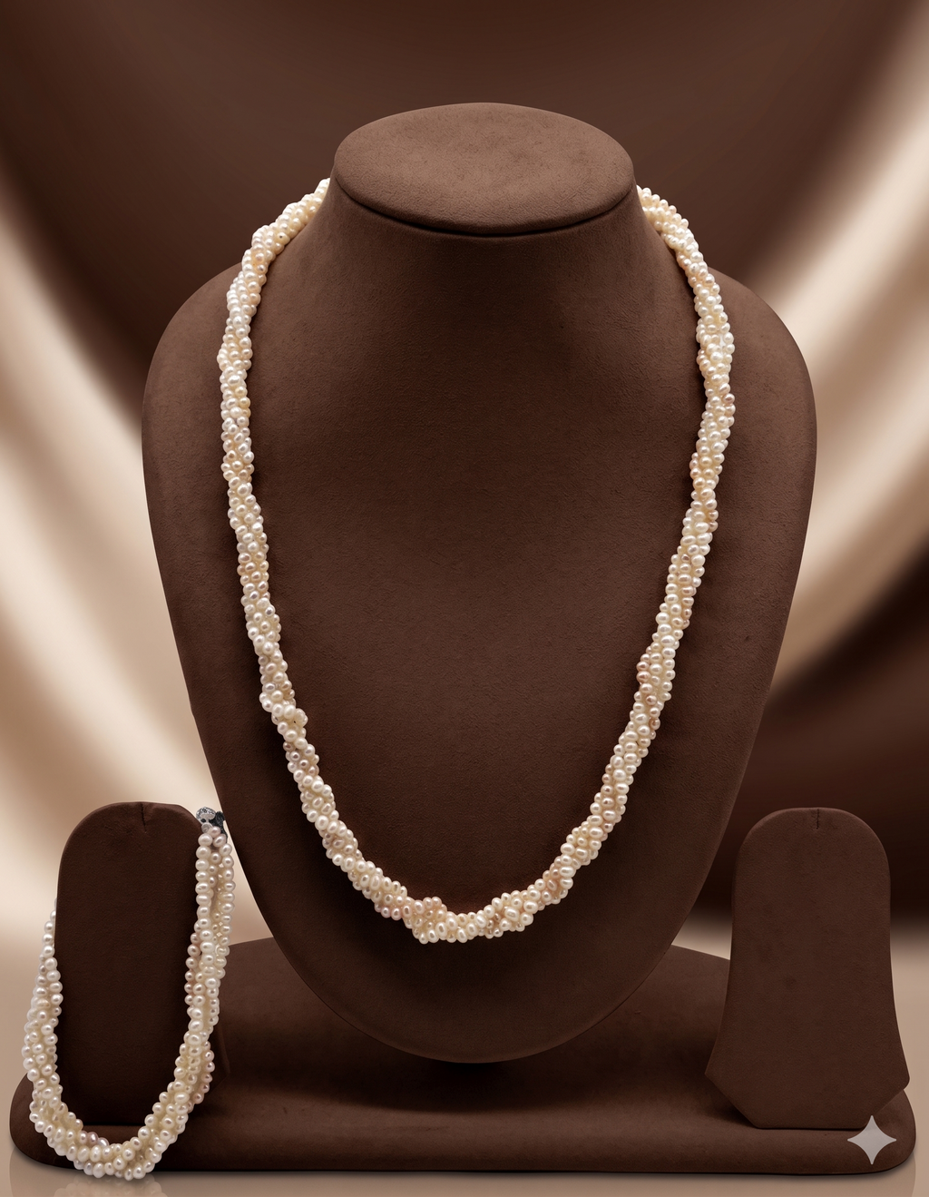 Tidal Twist Freshwater Pearl Necklace Set