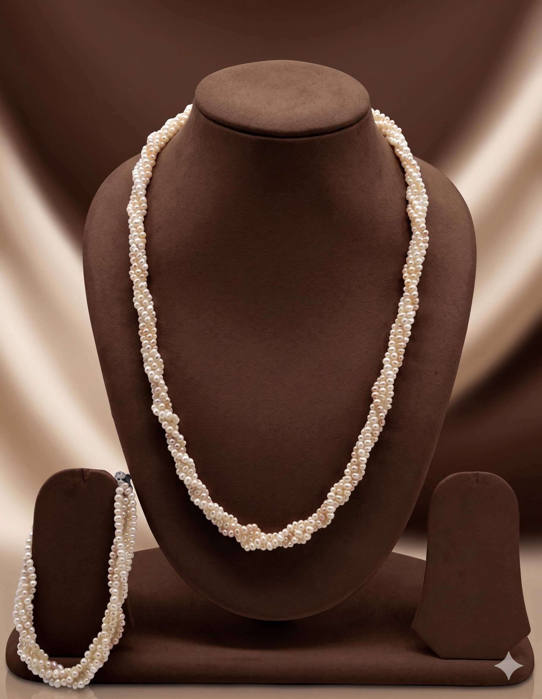 Tidal Twist Freshwater Pearl Necklace Set