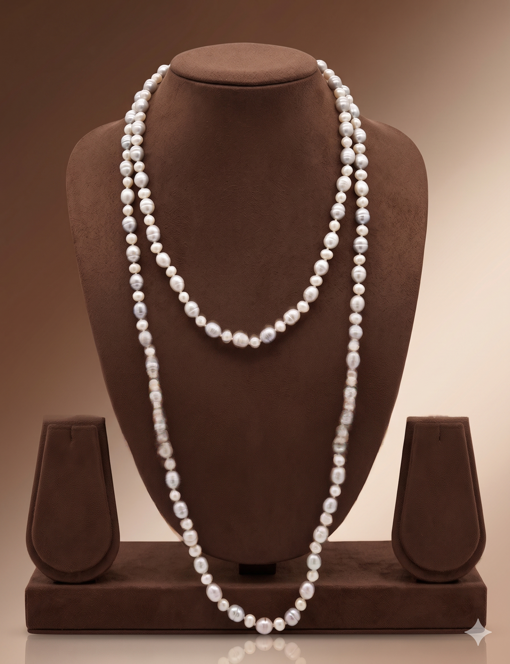 Timeless Glow Long Freshwater Pearl Necklace