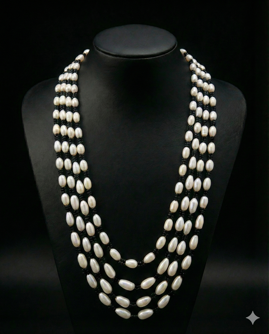 Timeless Harmony Multi-Strand Pearl Necklace