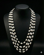 Timeless Harmony Multi-Strand Pearl Necklace