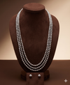Triple-Strand Freshwater Pearl Necklace Set