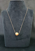 Minimal Silver-Toned Alloy Necklace with Classic Pearl Pendant