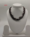 dark freshwater pearl necklace with multi strand layered cascading design